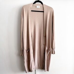 WILFRED Long Neutral Cardigan